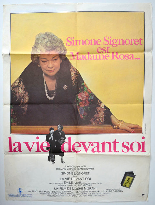 La Vie Devant Soi  (a.k.a. Madame Rosa)   Original French Moyenne Poster - Movie Poster