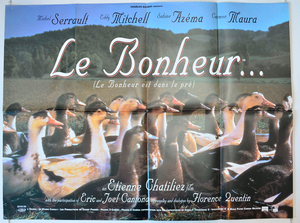 Le Bonheur   (a.k.a. Le Bonheur est dans le Pre)  Original British Quad Poster - Movie Poster