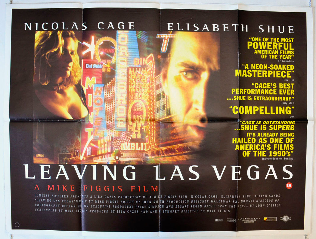 Leaving Las Vegas Original British Quad Poster - Movie Poster