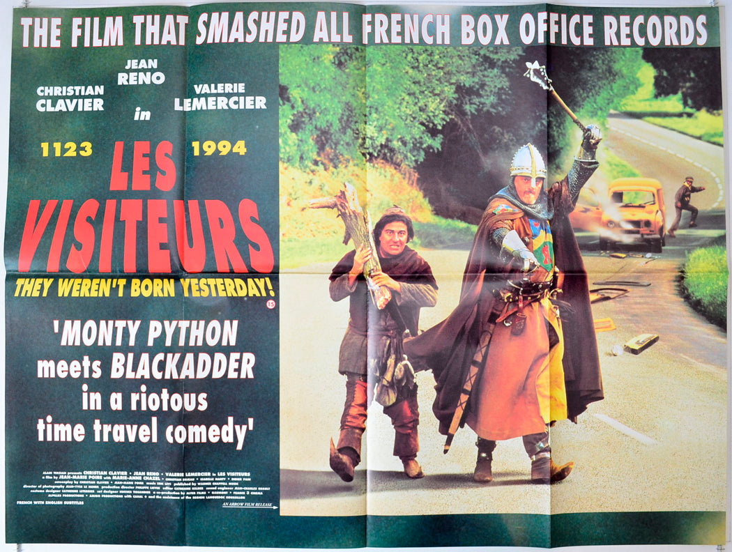 Les Visiteurs Original British Quad Poster - Movie Poster