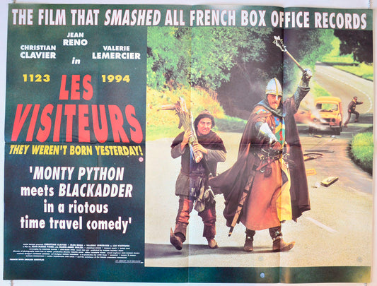 Les Visiteurs Original British Quad Poster - Movie Poster