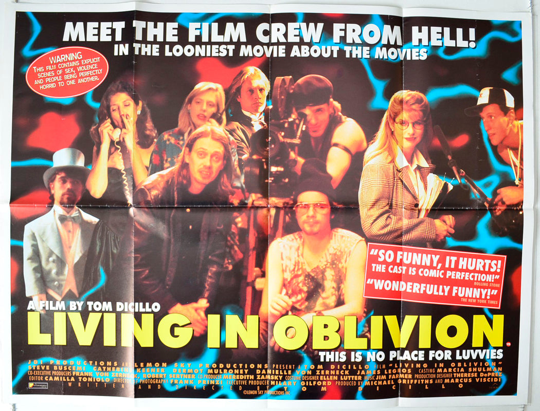 Living In Oblivion   Original British Quad Poster - Movie Poster