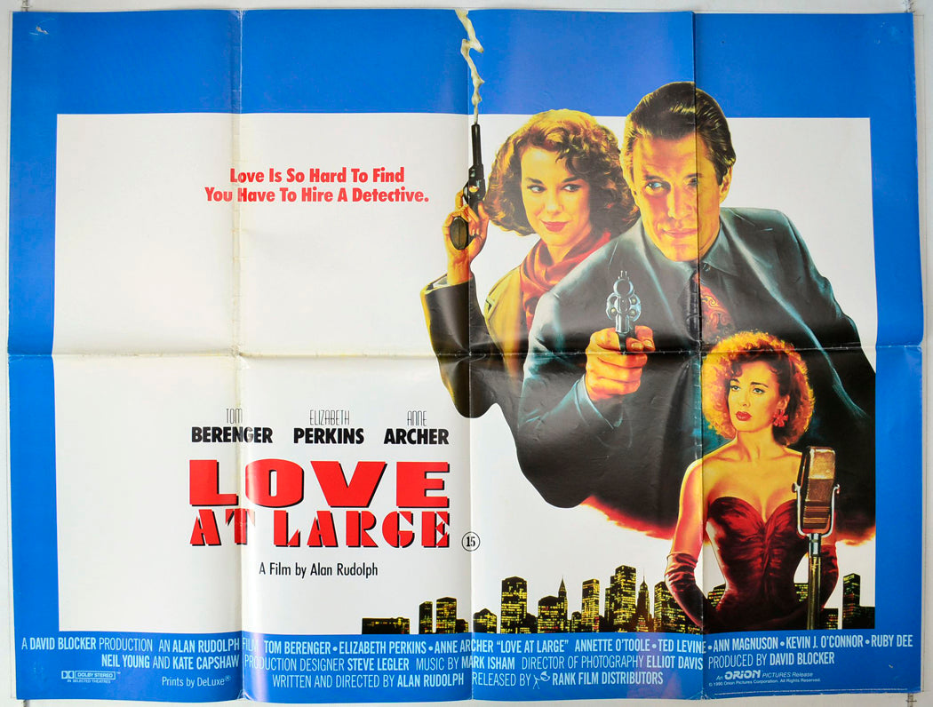 Love At Large Original British Quad Poster - Movie Poster