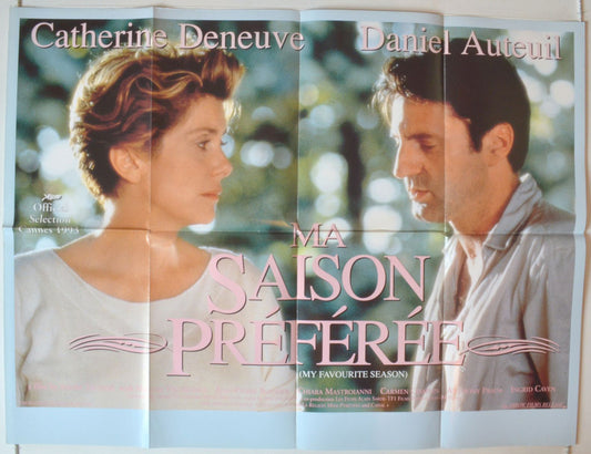 Ma Saison Preferee  (a.k.a. My Favourite Season)   Original British Quad Poster - Movie Poster