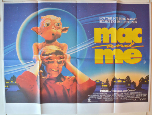 Mac And Me   Original British Quad Poster - Movie Poster 