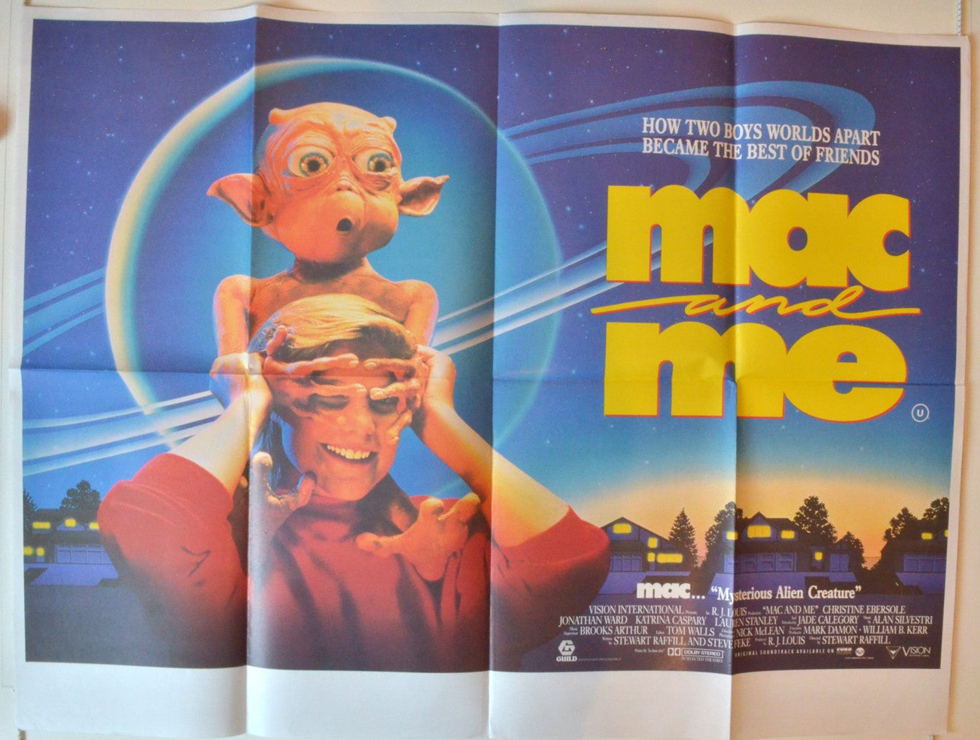 Mac And Me   Original British Quad Poster - Movie Poster 