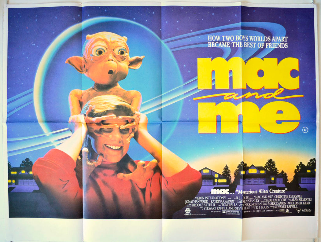 Mac And Me   Original British Quad Poster - Movie Poster