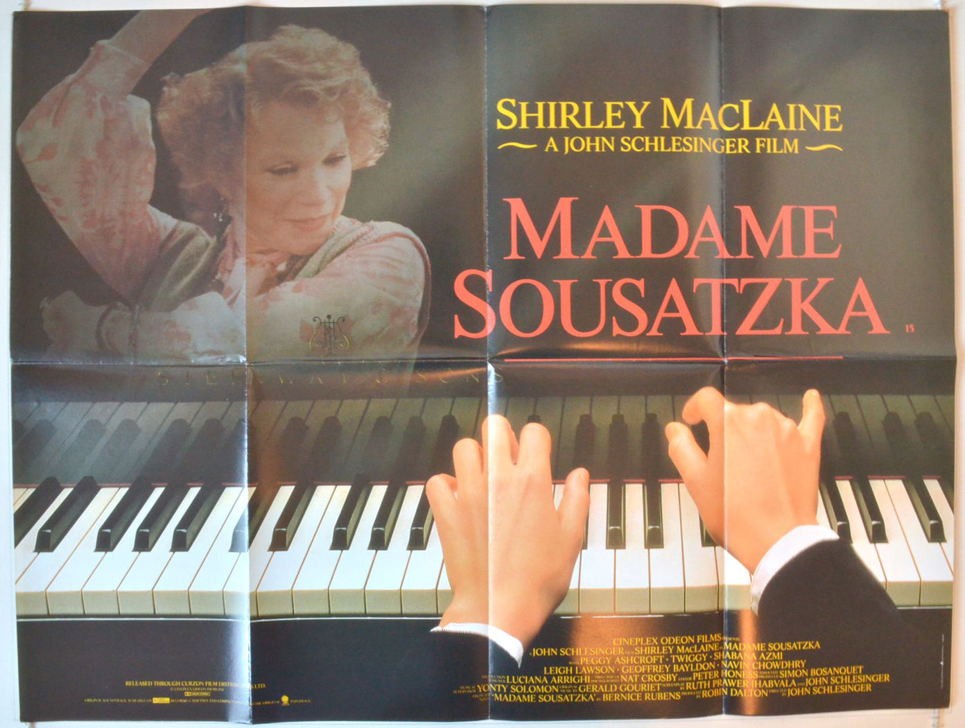 Madame Sousatzka   Original British Quad Poster - Movie Poster