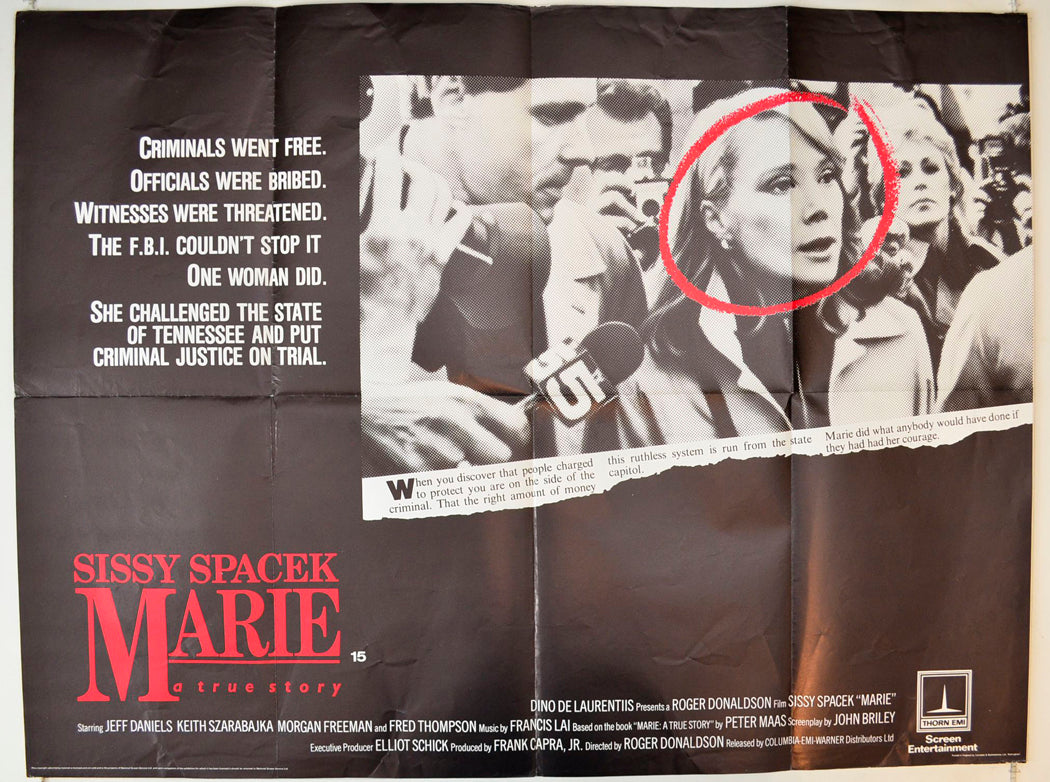 Marie Original British Quad Poster - Movie Poster