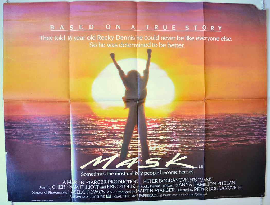 Mask   Original British Quad Poster - Movie Poster