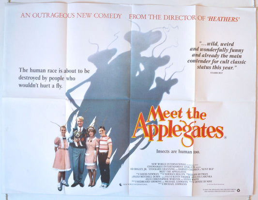 Meet The Applegates   Original British Quad Poster - Movie Poster