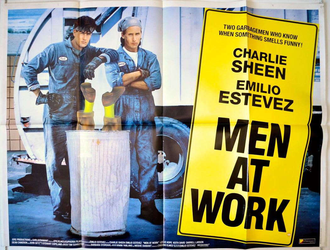 Men At Work   Original British Quad Poster - Movie Poster