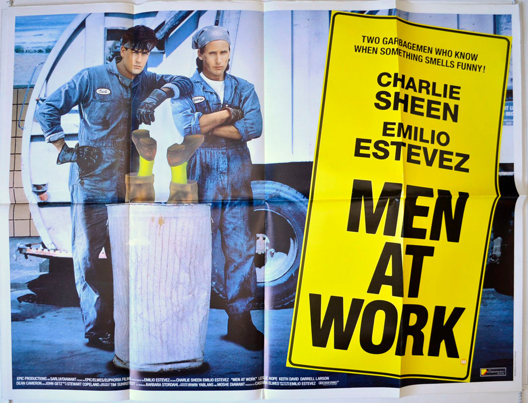 Men At Work   Original British Quad Poster - Movie Poster