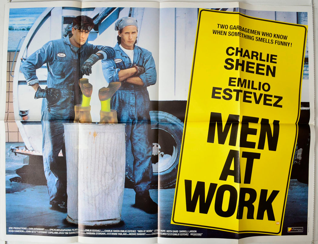 Men At Work   Original British Quad Poster - Movie Poster