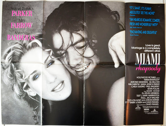 Miami Rhapsody   Original British Quad Poster - Movie Poster