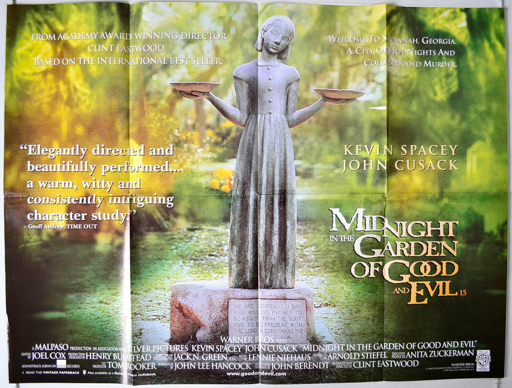 Midnight In The Garden Of Good And Evil   Original British Quad Poster - Movie Poster