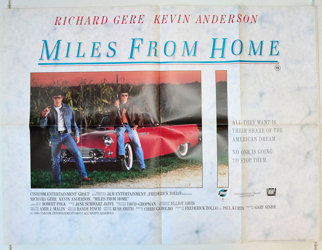 Miles From Home Original British Quad Poster - Movie Poster