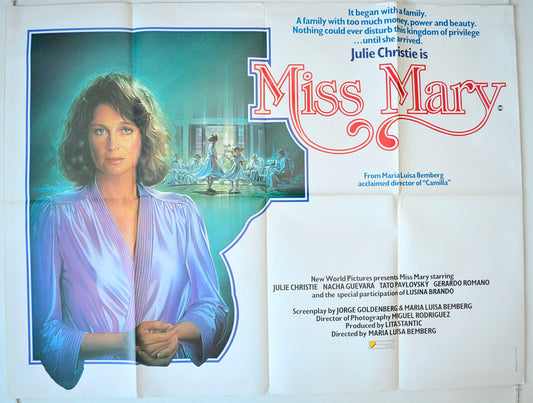 Miss Mary   Original British Quad Poster - Movie Poster