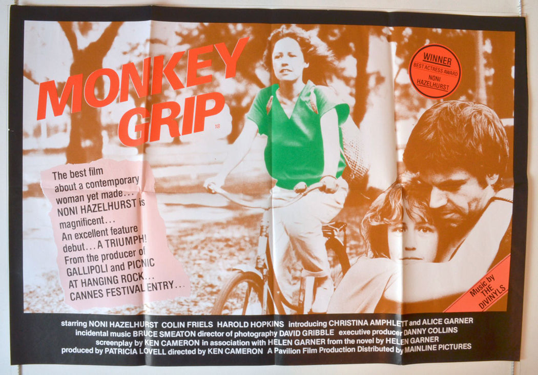 Monkey Grip   Original British Quad Poster - Movie Poster