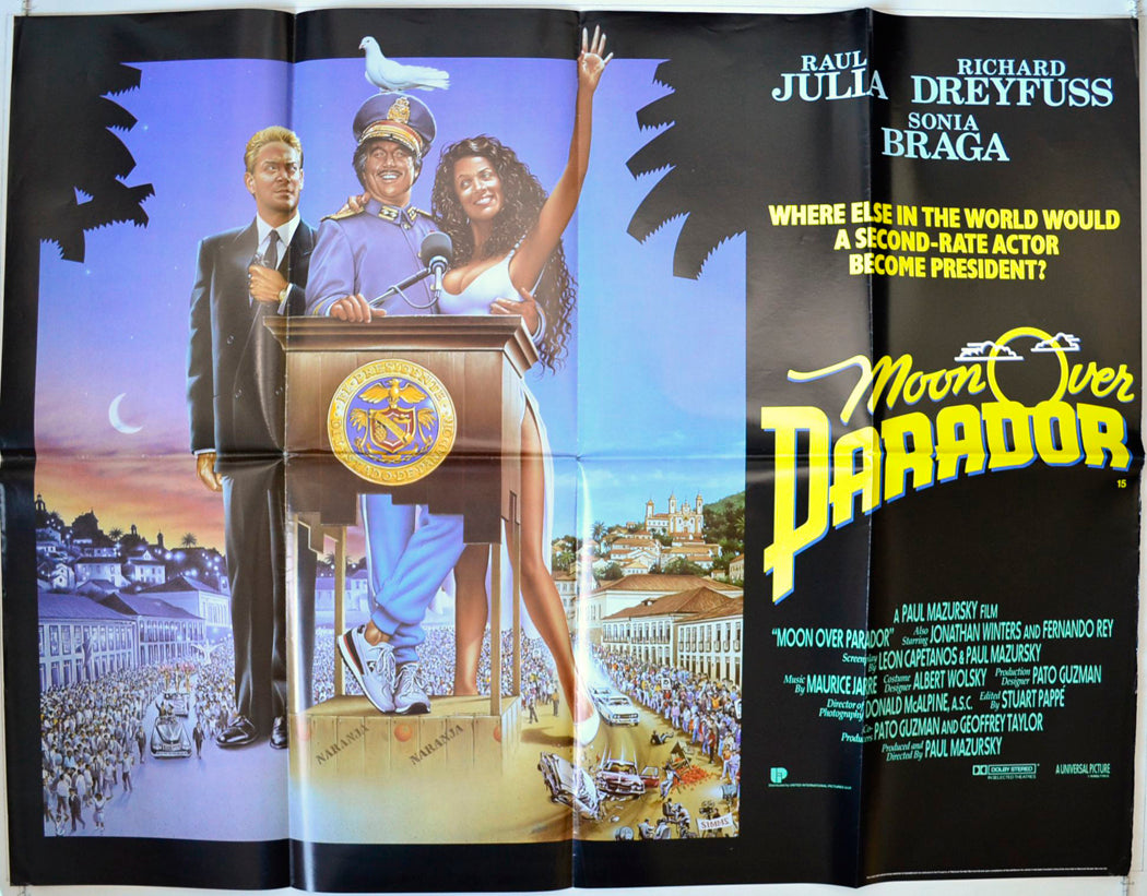 Moon Over Parador   Original British Quad Poster - Movie Poster