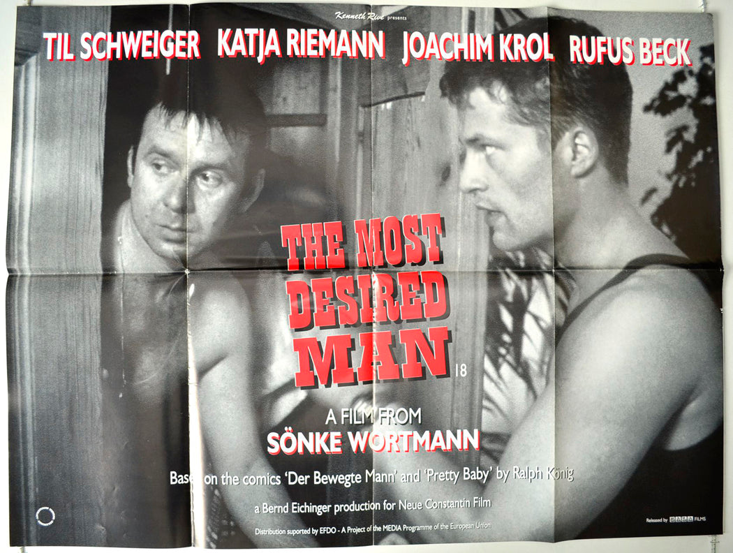 The Most Desired Man  (a.k.a. Der bewegte Mann)   Original British Quad Poster - Movie Poster