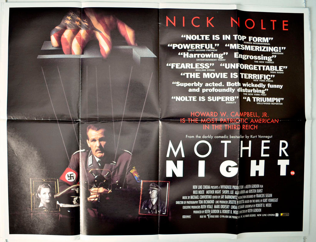 Mother Night   Original British Quad Poster - Movie Poster