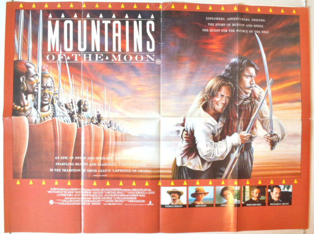 Mountains Of The Moon   Original British Quad Poster - Movie Poster