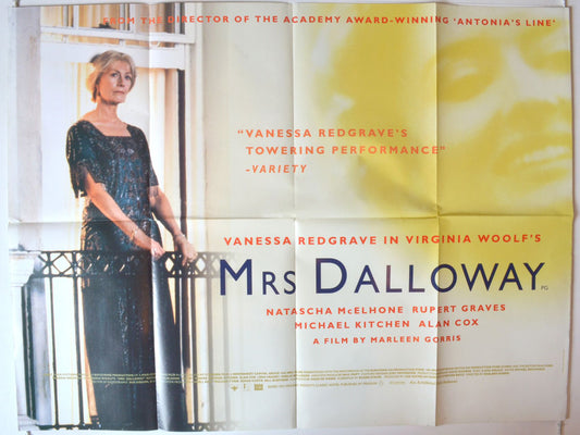 Mrs Dalloway   Original British Quad Poster - Movie Poster