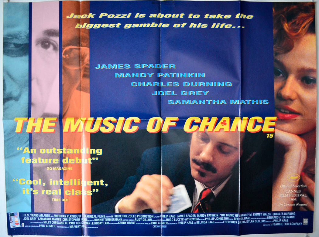 The Music Of Chance   Original British Quad Poster - Movie Poster