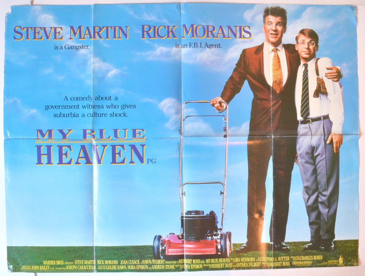 My Blue Heaven   Original British Quad Poster - Movie Poster