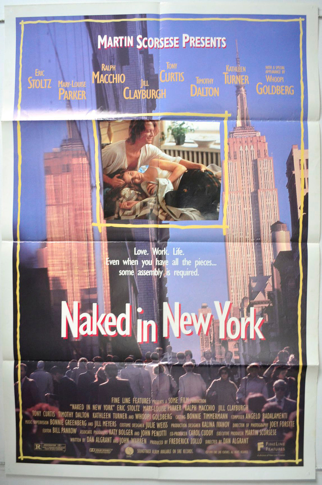 Naked In New York   Original One Sheet Poster - Movie Poster