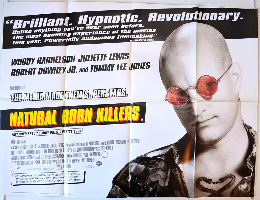 Natural Born Killers   Original British Quad Poster - Movie Poster