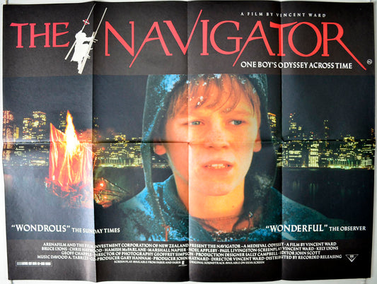 The Navigator : A Medieval Odyssey    Original British Quad Poster - Movie Poster