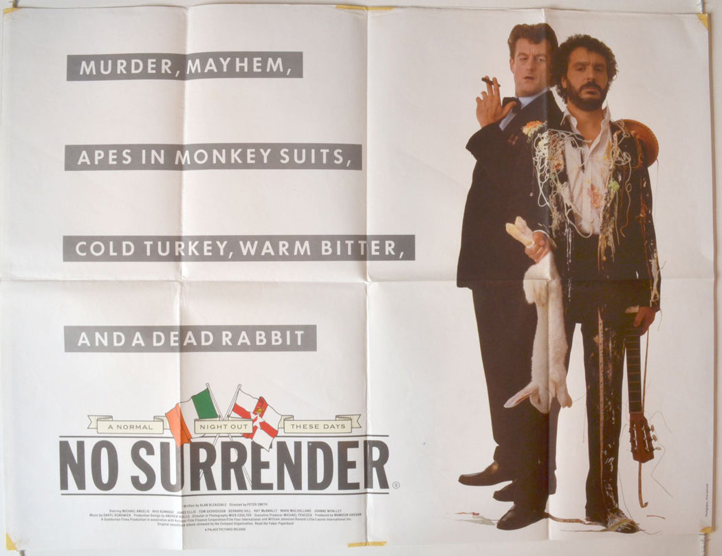 No Surrender   Original British Quad Poster - Movie Poster