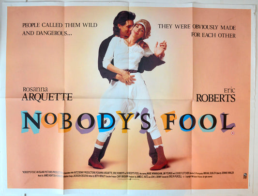 Nobody's Fool Original British Quad Poster - Movie Poster