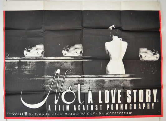 Not A Love Story : A Film Against Pornography Original British Quad Poster - Movie Poster