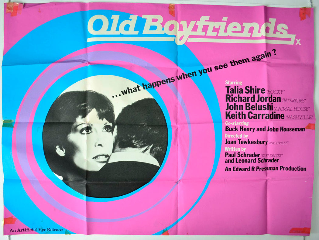 Old Boyfriends   Original British Quad Poster - Movie Poster