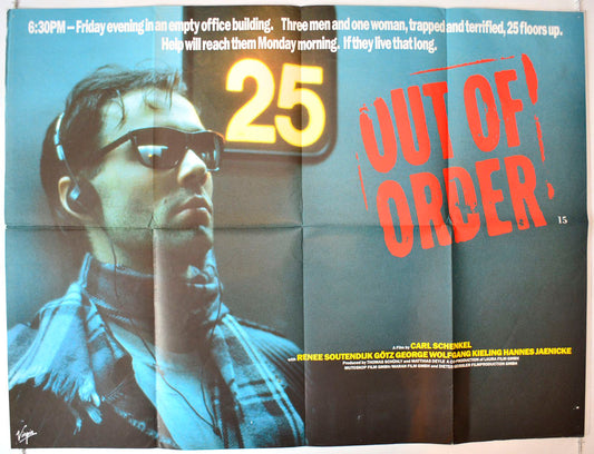 Out Of Order  (a.k.a. Abwärts)   Original British Quad Poster - Movie Poster