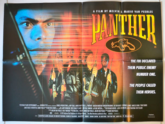 Panther Original British Quad Poster - Movie Poster