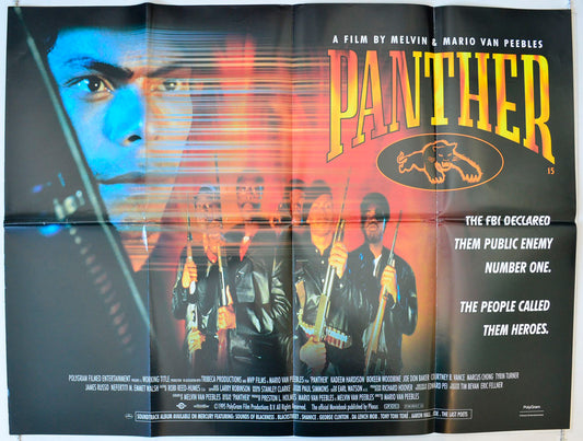 Panther Original British Quad Poster - Movie Poster