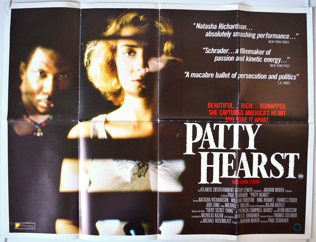 Patty Hearst   Original British Quad Poster - Movie Poster