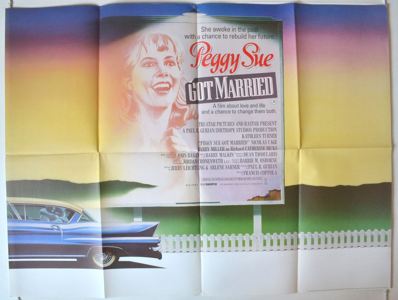 Peggy Sue Got Married   Original British Quad Poster - Movie Poster