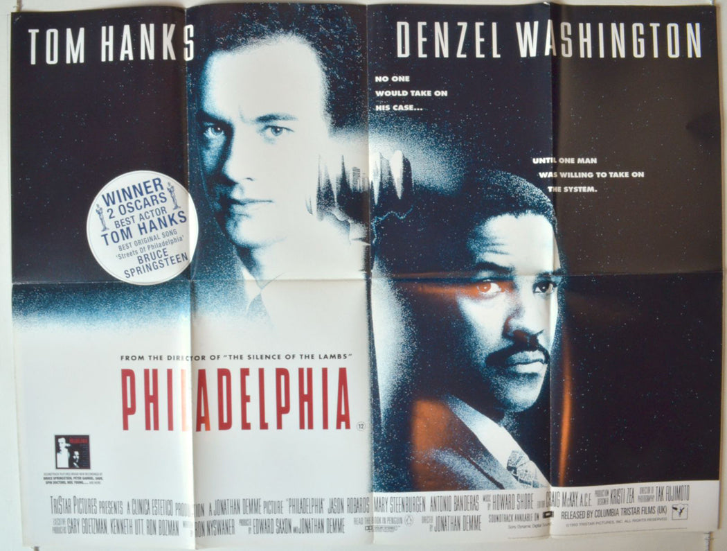 Philadelphia   Original British Quad Poster - Movie Poster