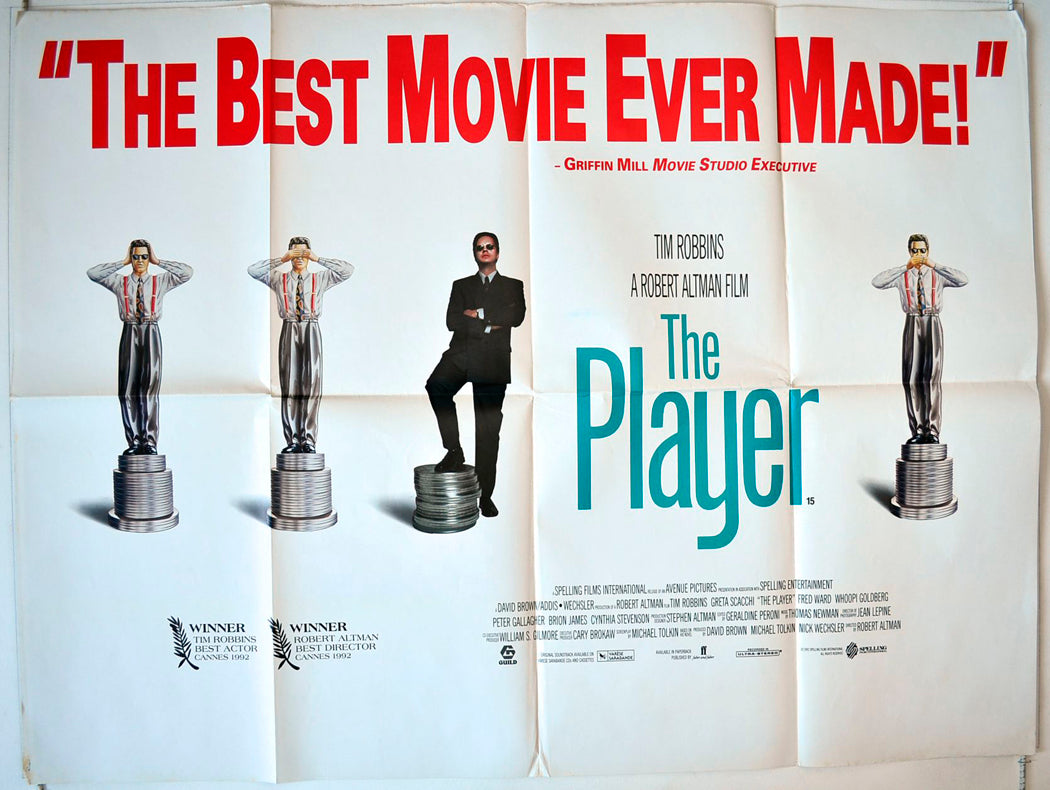 The Player   Original British Quad Poster - Movie Poster