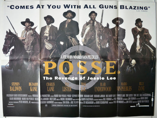 Posse   Original British Quad Poster - Movie Poster