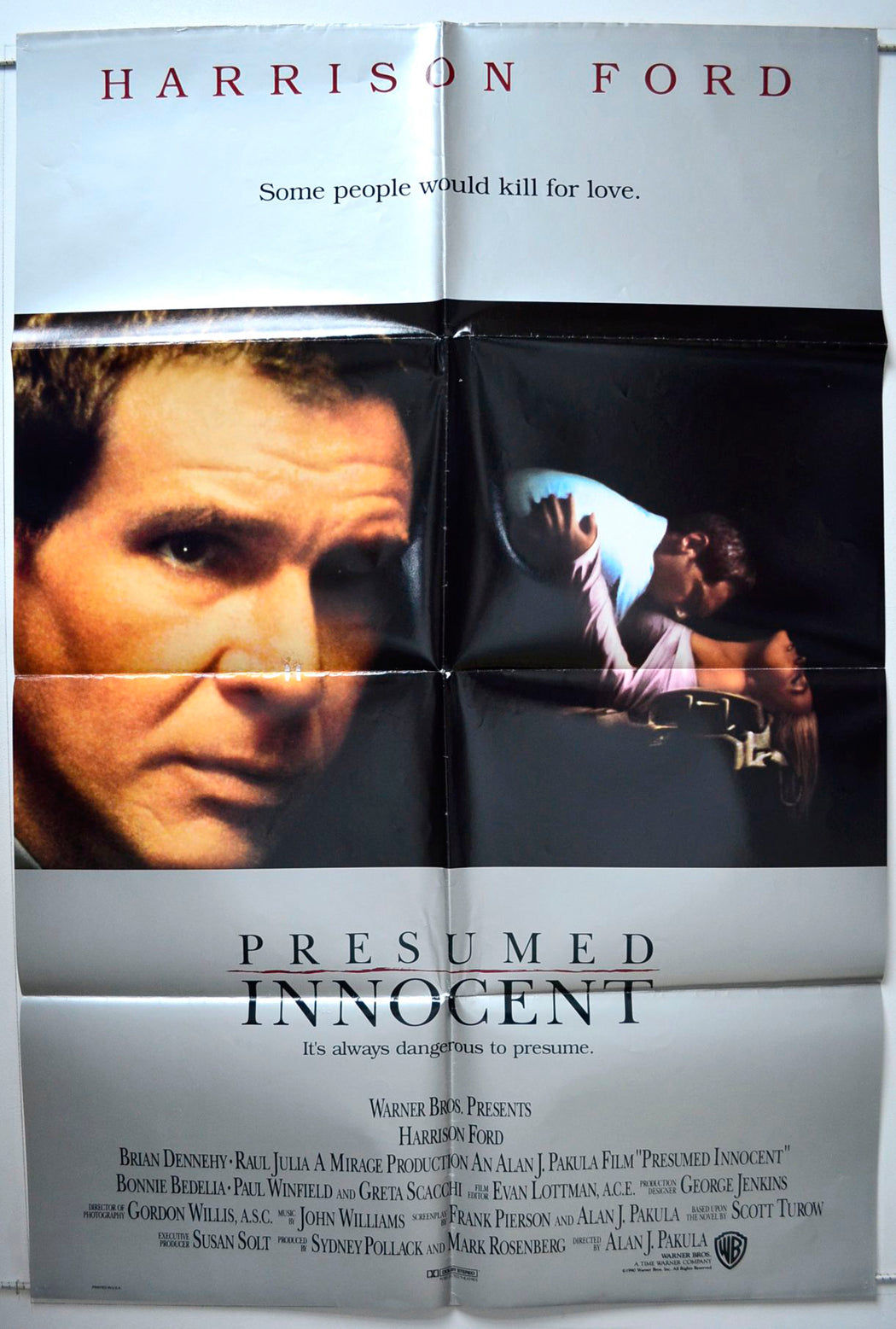 Presumed Innocent   Original One Sheet Poster - Movie Poster