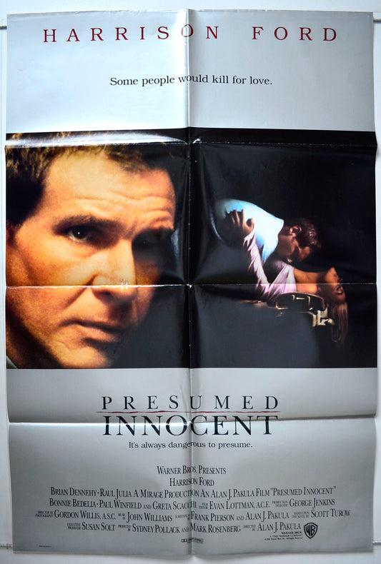 Presumed Innocent   Original One Sheet Poster - Movie Poster