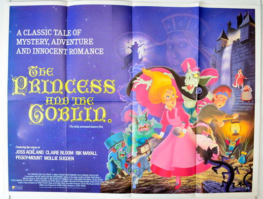 The Princess And The Goblin Original British Quad Poster - Movie Poster