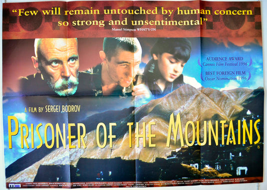 Prisoner Of The Mountains  (Cannes Film Festival Audience Award)   Original British Quad Poster - Movie Poster