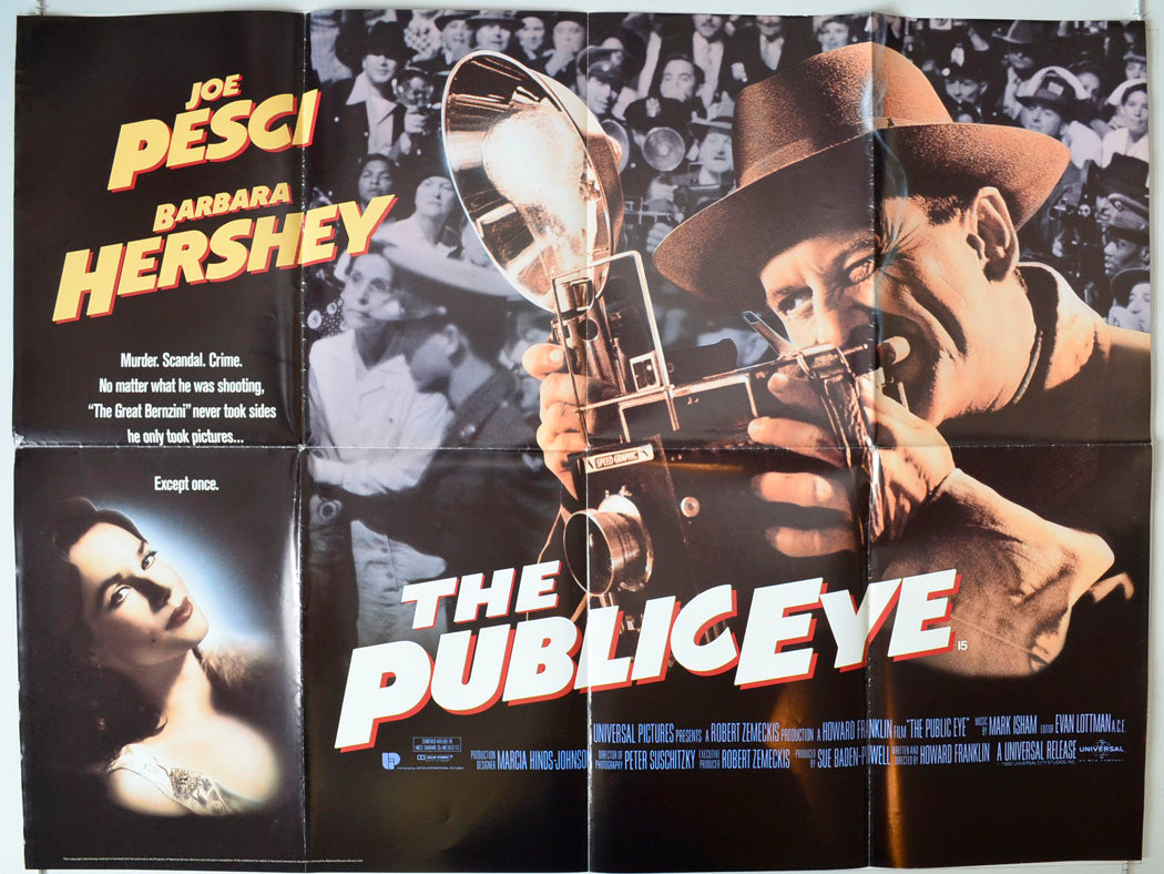 The Public Eye Original British Quad Poster - Movie Poster